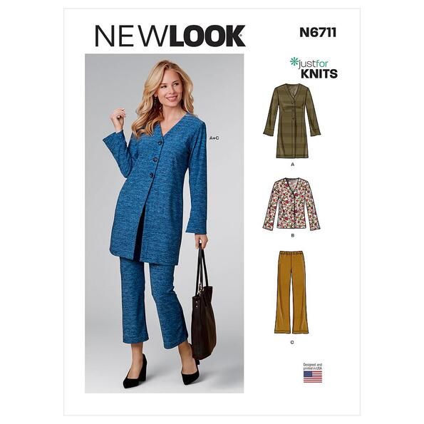 Patron New Look 6711 Veste & Pantalon
