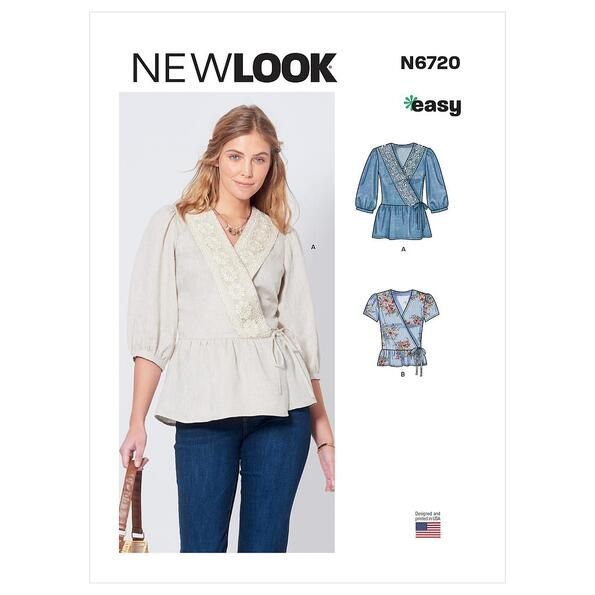 Patron New Look 6720 Blouse