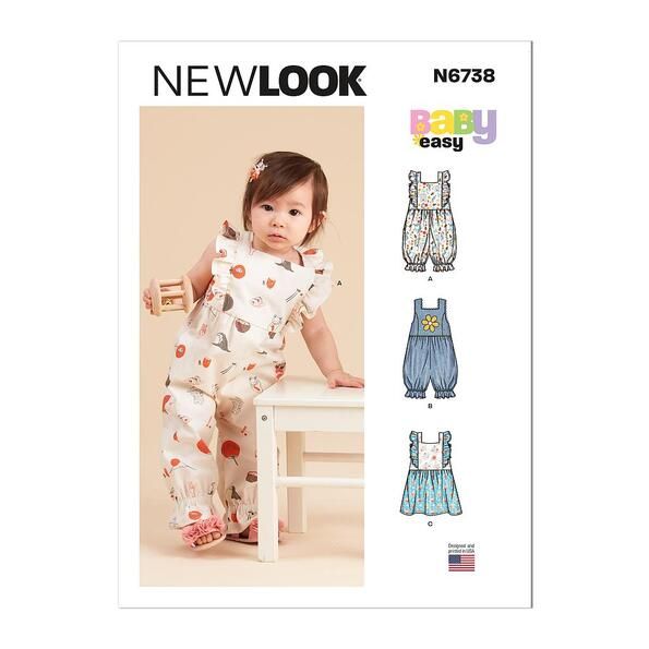 Patron New Look 6738 Combinaison & Robe