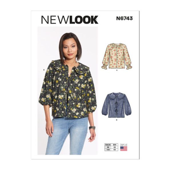 Patron New Look 6743 Blouse