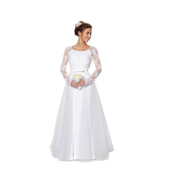 Patron Burda Cousu Main 6869 Robe de soirée et de mariée