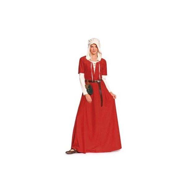 Patron Burda 7468 Robe et bonnet Moyen-Âge