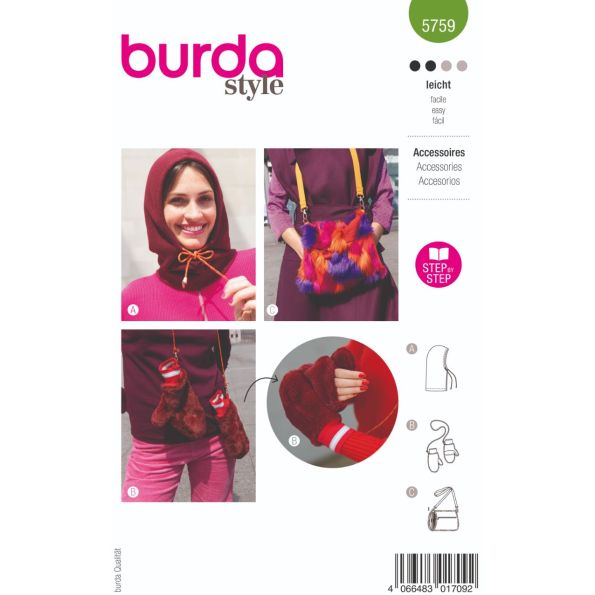 Patron Burda 5759 Accessoires