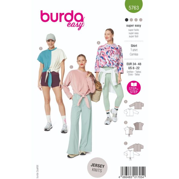 Patron Burda 5763 T-Shirt