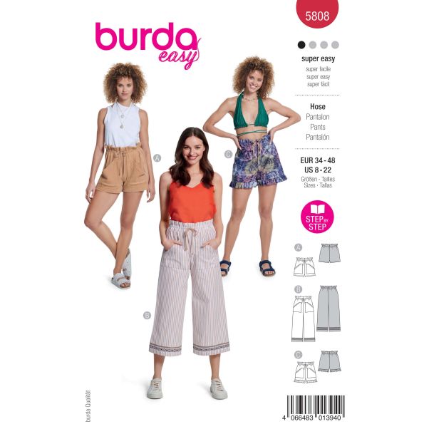 Patron Burda Style 5808 Pantalon