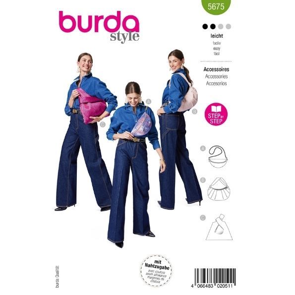Patron Burda 5675 Accessoires