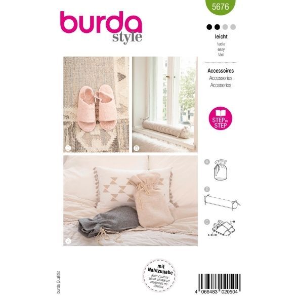 Patron Burda 5676 Accessoires