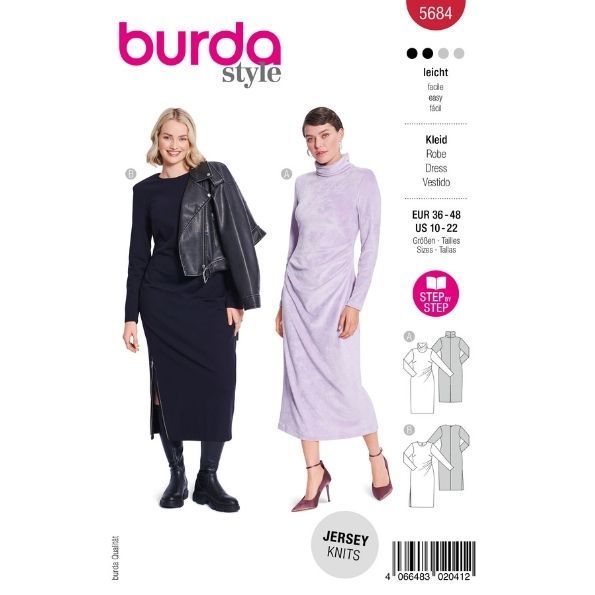 Patron Burda 5684 Robe