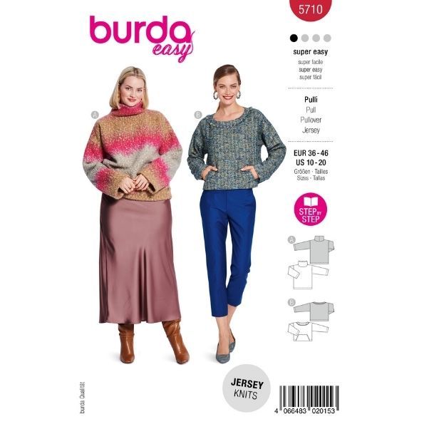 Patron Burda 5710 Pull