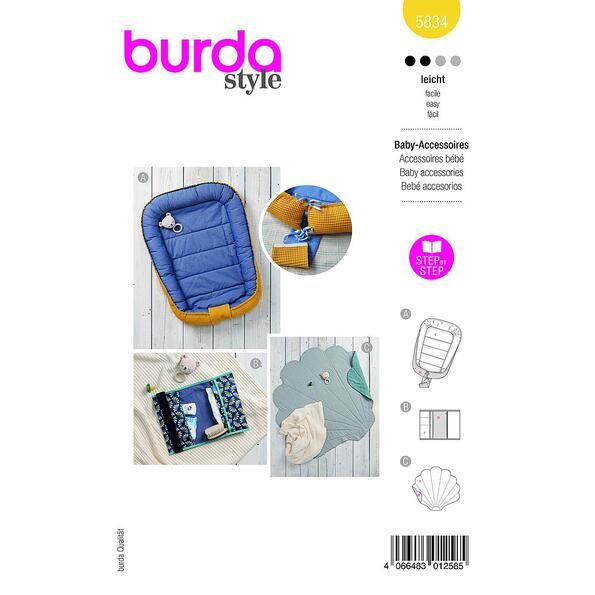 Patron Burda 5834 Accessoires bébé