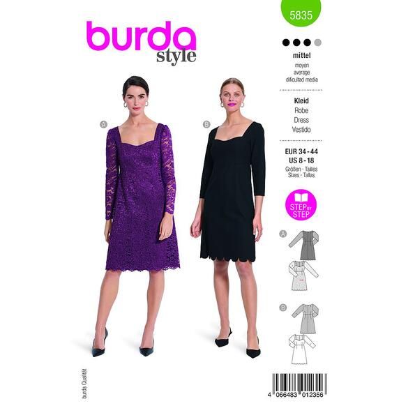 Patron Burda 5835 Robe