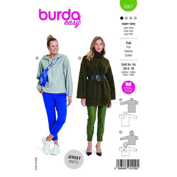 Patron Burda 5867 Pull