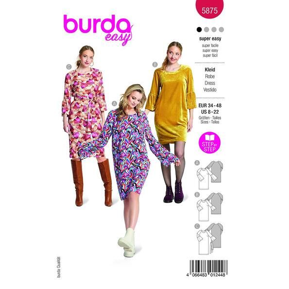 Patron Burda 5875 Robe