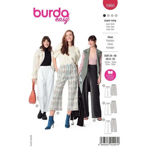 Patron Burda 5960 Pantalon