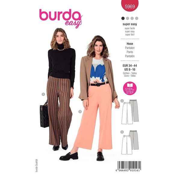 Patron Burda 5969 Pantalon