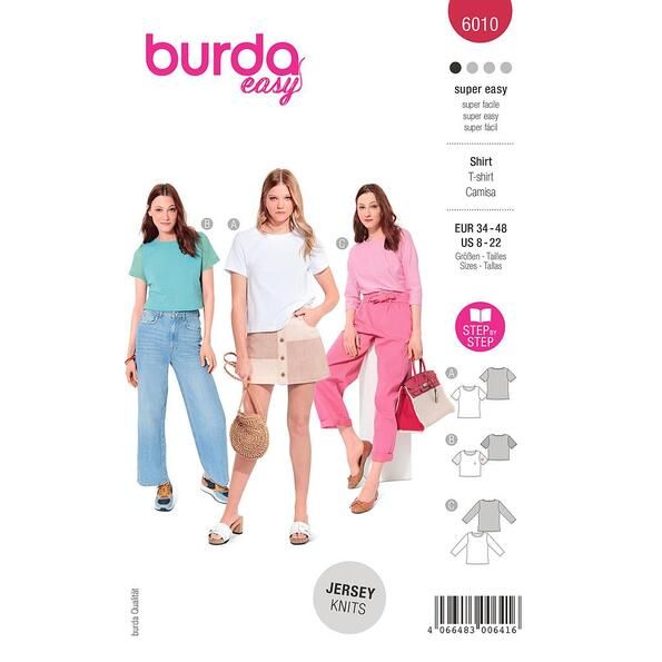 Patron Burda 6010 T-shirt