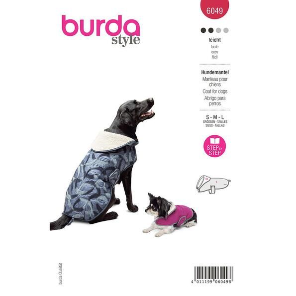 Patron Burda 6049 Manteau pour chiens