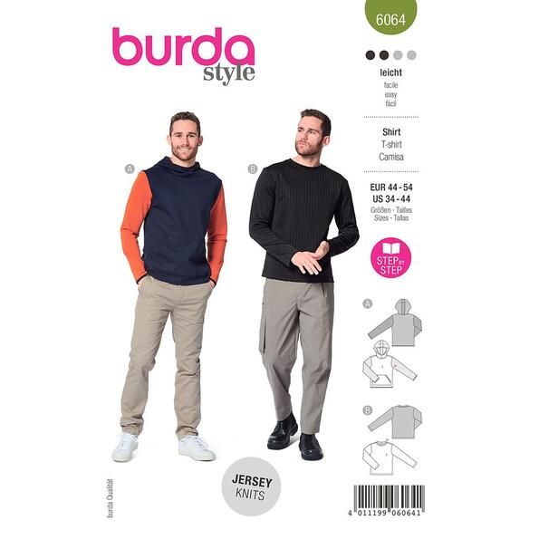 Patron Burda 6064 T-shirt