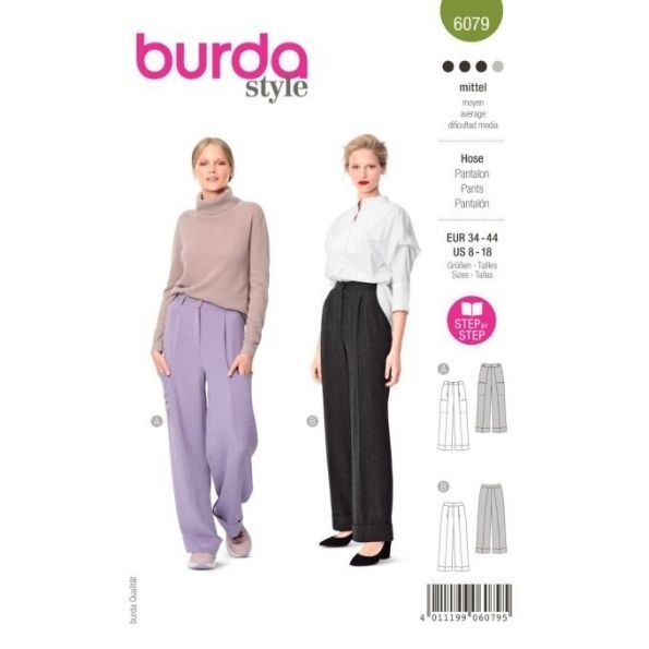 Patron Burda 6079 Pantalon