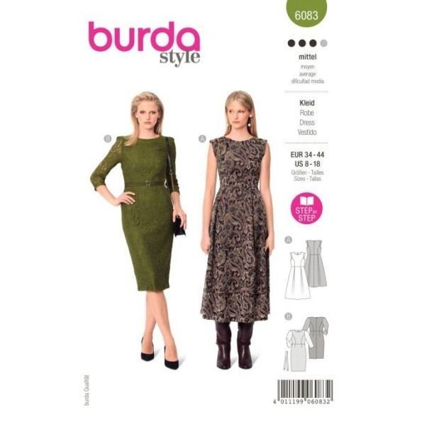 Patron Burda 6083 Robe