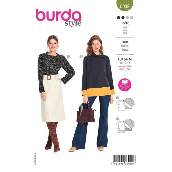Patron Burda 6090 Veste