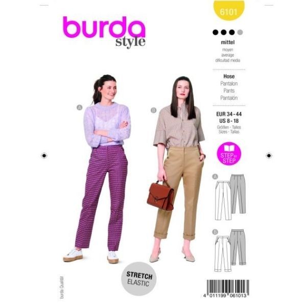 Patron Burda 6101 Pantalon