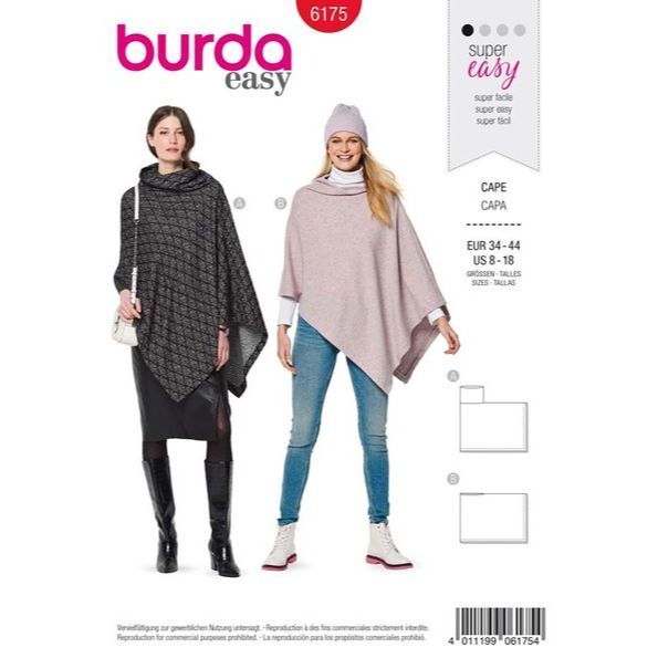 Patron Burda 6175 Cape