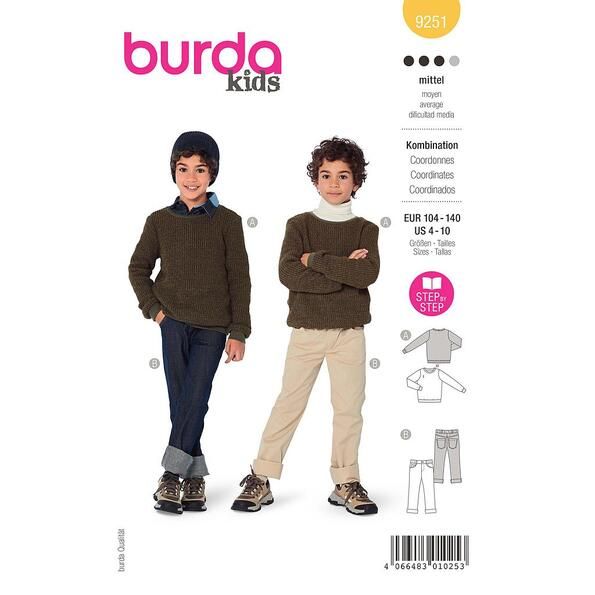 Patron Burda 9251 Ensemble