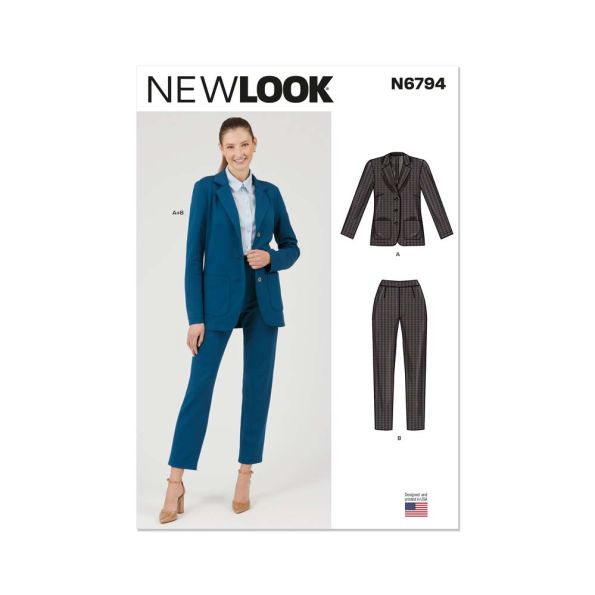 Patron New Look 6794 Veste et Pantalon