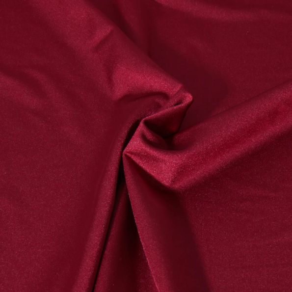 Tissu Lycra stretch Dynalis uni Rouge - Par 10 cm