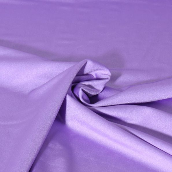Tissu Lycra stretch Dynalis uni Lilas - Par 10 cm