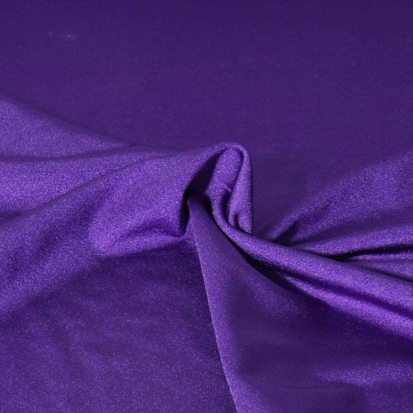 Tissu Lycra stretch Dynalis uni Violet - Par 10 cm
