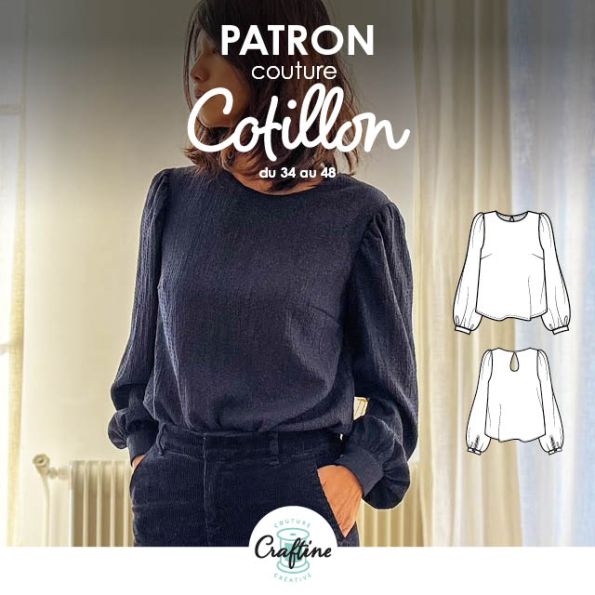 Patron Craftine Blouse Cotillon