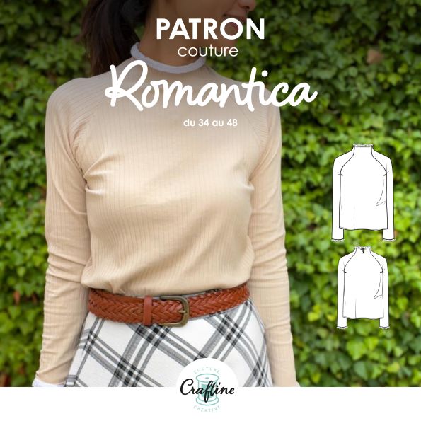 Patron Craftine Sous-Pull Romantica