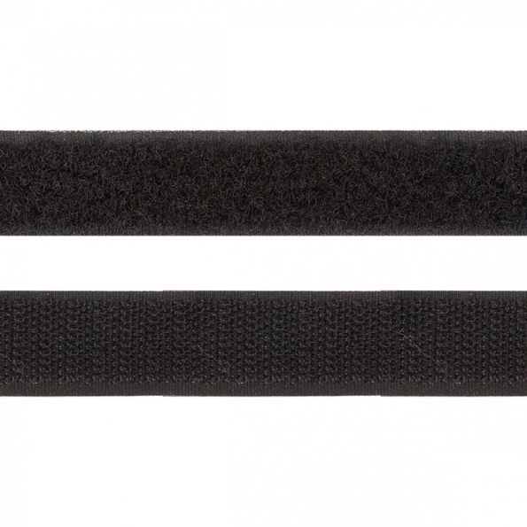 Velcro agrippant à coudre 50 mm Noir x1m