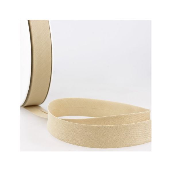 Biais replié tout textile 27 mm Aurore x1m