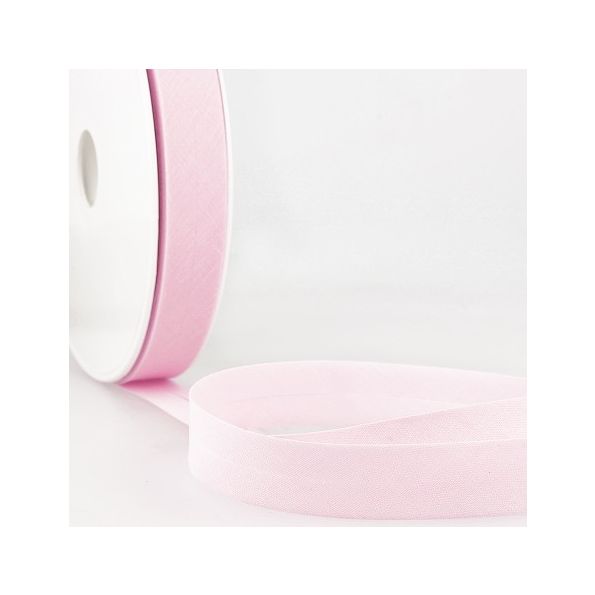 Biais replié tout textile 20 mm Saumon x1m