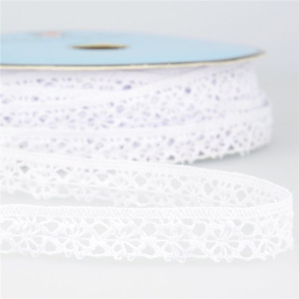Dentelle Polyester 15 mm Blanc x1m