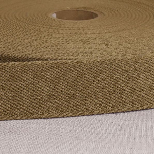 Elastique plat 33 mm Spécial ceinture Sable x1m