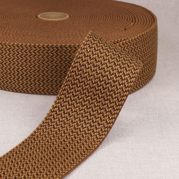 Elastique 50 mm spécial mobilier extérieur Marron Chocolat x1m