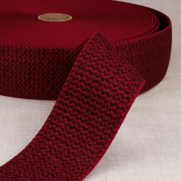 Elastique 50 mm spécial mobilier extérieur Bordeaux x1m