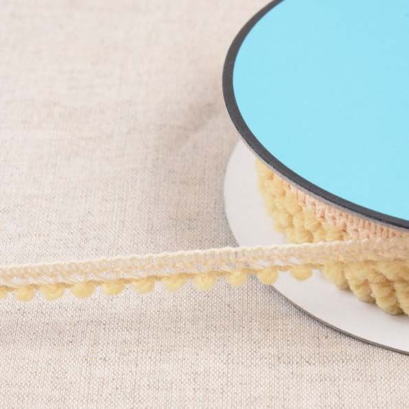 Galon petits pompons 10 mm Lin x1m