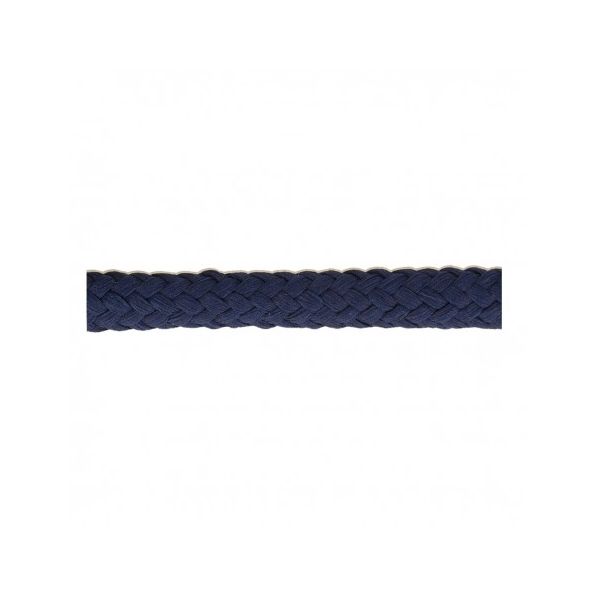 Cordon Tressé tubulaire 11 mm Bleu Marine x1m