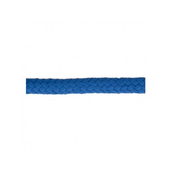 Cordon Tressé tubulaire 11 mm Bleu roi x1m