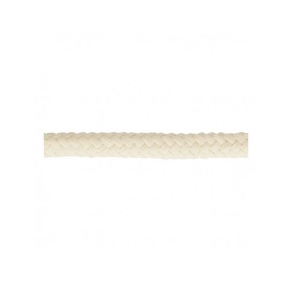 Cordon Tressé tubulaire 11 mm Ecru x1m