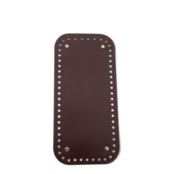 Fond de sac Simili cuir 12 x 25 cm Marron