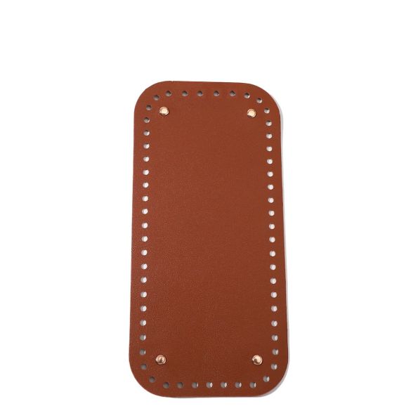 Fond de sac Simili cuir 12 x 25 cm Marron clair