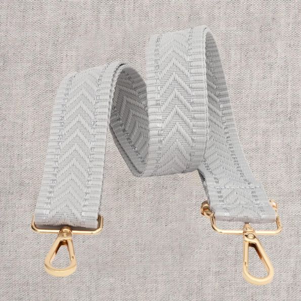 Sangle pour sac 40 mm Chevrons Gris x1