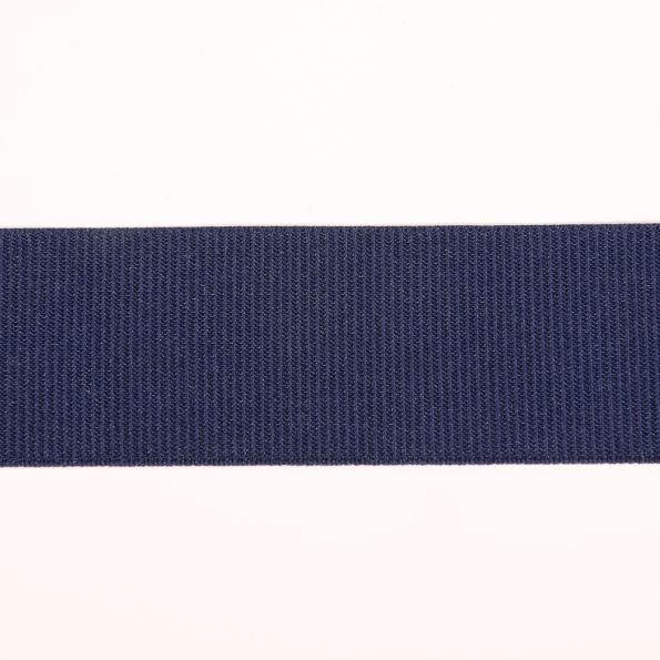 Ruban gros grain élastique ceinture 36 mm Frou-Frou - Bleu marine x1m