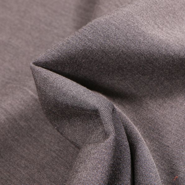 Tissu Gabardine Légère Gris anthracite chiné - Par 10 cm